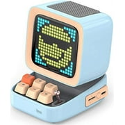 Divoom Ditoo Retro Pixel Art Game Bluetooth Speaker with 16X16 LED App Controlled Front Screen (Blue) ?