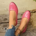 thumbnail image 3 of Wedge Dress Shoes for Women Ladies 2025 Spring Leather Pointed Toe Low Heel Ballet Flat Slip on Dressy Shoes, 3 of 9