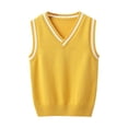 thumbnail image 3 of Children's Knitted Vests for Primary School Boys Girls Spring Autumn Winter, 3 of 9
