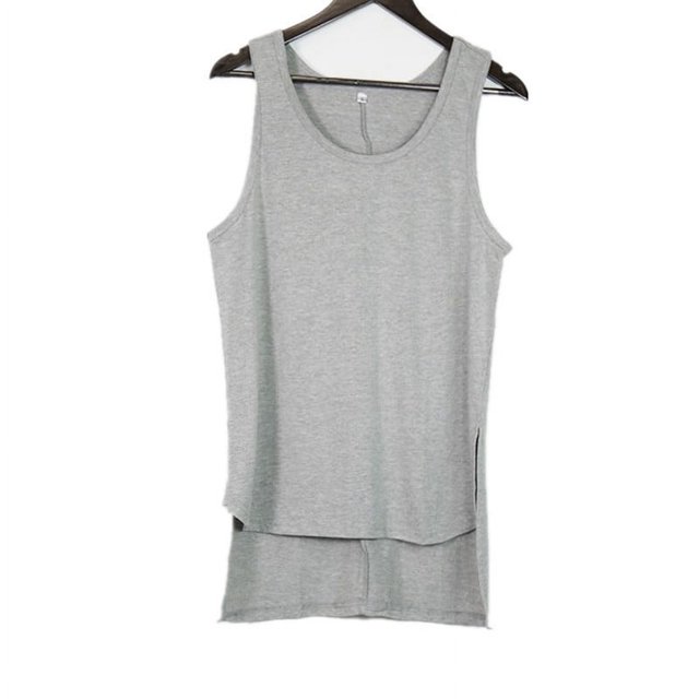 Camisetas sin mangas para hombre, camisetas sin mangas para entrenamiento de secado rápido, camisetas musculosas para gimnasio, camiseta atlética para culturismo, gris claroxl ER