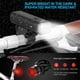 thumbnail image 2 of Juego de luces para bicicleta (delantera y trasera), luces LED para bicicleta, 2 modos de iluminación, recargables por USB, resistentes al agua, 400 lúmenes, 2 of 5