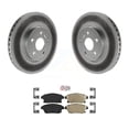 thumbnail image 1 of Transit Auto Front Coated Disc Brake Rotors and Ceramic Pads Kit for Car 2013-2017 Chevrolet Trax Buick Encore KGA-100858, 1 of 11