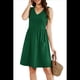 thumbnail image 3 of Vestidos de Verano para Mujer 2025, Informales, Sin Mangas, para Vacaciones en la Playa, Fluidos, Midi, con Bolsillos. Verde XL, 3 of 6