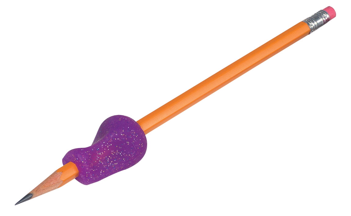 The Pencil Grip Non-Toxic Pliable Pencil Grip, Assorted Glitter, Pack of 12