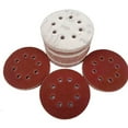 thumbnail image 6 of 20 Pcs 5 Inch 125mm Round Sandpaper 8 Hole Sanding Discs Hook & Loop Grit 150, 6 of 8