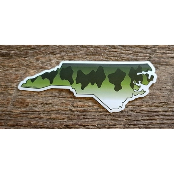 North Carolina Largemouth Bass Skin Sticker Decal