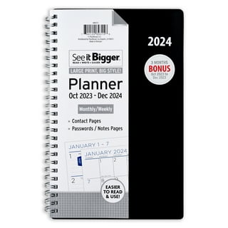 2023 - 2024 Weekly + Monthly Planner - Painted Floral (7 x 8.75 inches)