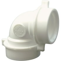 Larsen Supply Plastic Elbow Slip-Joint - 1-1/2 In., White