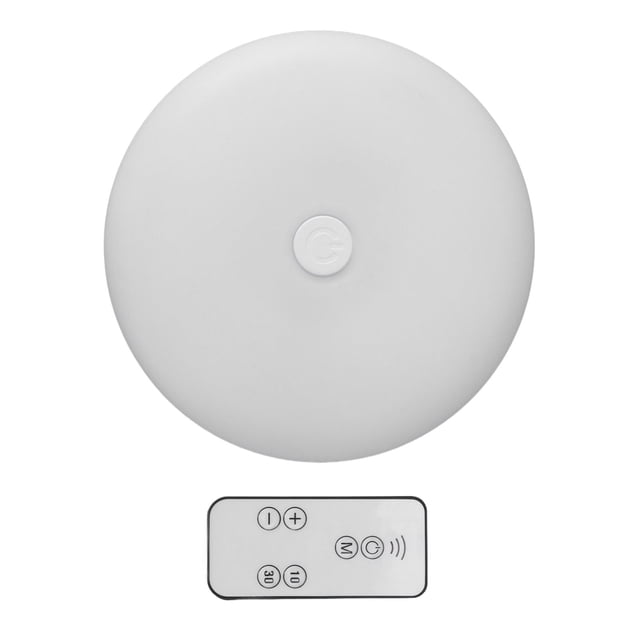 Lámpara de pared LED para cabecera, luz de pared LED de 3,7 V, luz de pared redonda con control remoto, luz de pared LED, funcionalidad inteligente