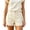 #H-White, variant on Stretch Jean Shorts for Women with 2 Patch Pockets High Waist Slim Fit Summer Denim Shorts,Light Blue,Size S
