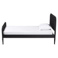 thumbnail image 2 of Baxton Studio Lucera Mid-Century Black Full Size Bobbin Bed, 2 of 6