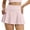 Pink, variant on Tummy Control Pleated Tennis Skirt High Waisted Athletic Skort Lightweight Activewear with Pockets for Women FitnessBlackXL