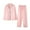 Pink, variant on MuZeFu Fall Tops for Women 2024 Sweatsuits Women 2 Piece Outfit Fashion Women Is Solid Color Long Sleeved Wide Leg Pants Set With Pockets