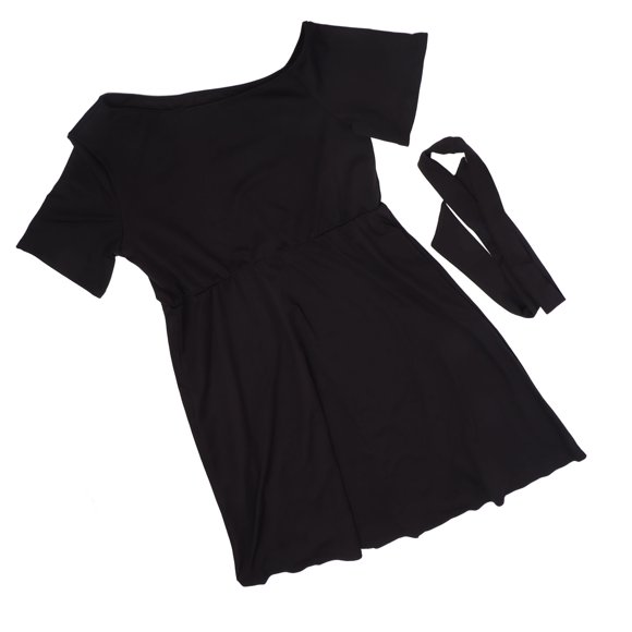 Vestido largo de manga corta, vestido de verano para mujer con un solo hombro, vestido de verano con un solo hombro, vestido largo con un solo hombro, consigue más