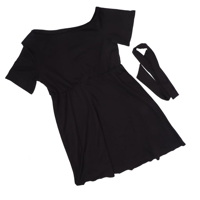 Vestido largo de manga corta, vestido de verano para mujer con un solo hombro, vestido de verano con un solo hombro, vestido largo con un solo hombro, consigue más