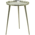 thumbnail image 6 of DecMode 15" x 21" Silver Aluminum Accent Table with Tray Top, 1-Piece, 6 of 7