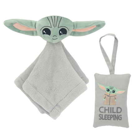 UPC: 0084122013711 | Lambs & Ivy Star Wars The Child/Baby Yoda Security Blanket/Door Pillow Gift Set