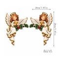 thumbnail image 5 of Clearance! 2PC Christmas Peekaboo Door Frame Decor, Door Corner Decor, Christmas Door Decorations (Angel), 5 of 6