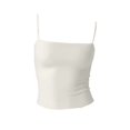 thumbnail image 4 of Delayuji Womens Camasole Tops Skinny Solid Color Adjustable Strap Halter Camisole Top Loungewear Crop Top Tank Top Basic Layer, 4 of 4