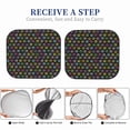 thumbnail image 6 of Gukieu Colorful Paw Print Car Windshield Sun Visor, Foldable Anti-UV Car Sun Visor Suitable for Vans, Trucks Car Accessories-Large, 6 of 6