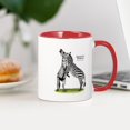 thumbnail image 4 of CafePress - Grant's Zebras Mug - 11 oz Ceramic Mug - Novelty Coffee Tea Cup, 4 of 6