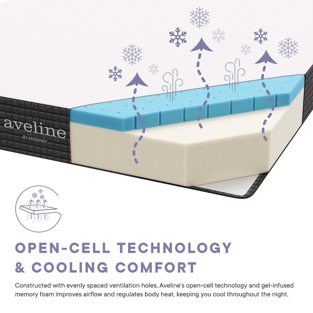 Modway Aveline 8" Full Memory Foam Mattress