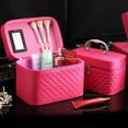 thumbnail image 3 of Travel Makeup Bag Fashion Top Handle Large Capacity Makeup Case Cosmetic Bag, 3 of 4
