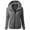A-Dark Gray4, variant on Womens Jackets Hooded Sweater Coats Winter Warm Thick Fleece Thermal Coats Casual Solid Color Zipper Up Outwear For Ladies