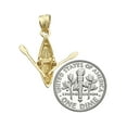 thumbnail image 3 of 14K Gold 3-D Canoe Charm, 3 of 5