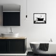thumbnail image 4 of Stupell Industries Modern Marble Pattern Tub Black Floating Frame Canvas Art, 21 x 17, by Conrad Knutsen, 4 of 8