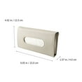 thumbnail image 6 of FUEENIRVA 4-Pack Car Tissue Holder Set with Sunshade and Storage, Assorted Colors for Vehicle Convenience, 6 of 6