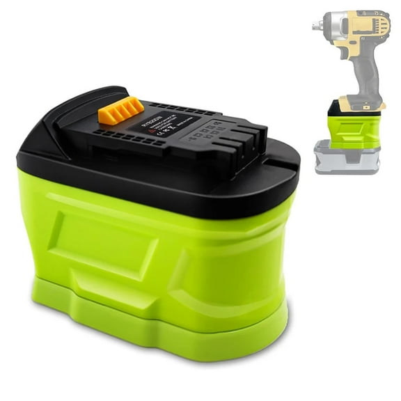 Battery Adapter Converter for Ryobi 18V Li-ion Battery To for De*walt 20V Cordless Power Tool Drill Use