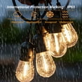 thumbnail image 6 of Solar String Light Bulbs, DC 3V Low Voltage, Shatterproof Waterproof S14 LED Bulbs, E26 Medium Base 1W Warm White 2700K 25 Pack., 6 of 8