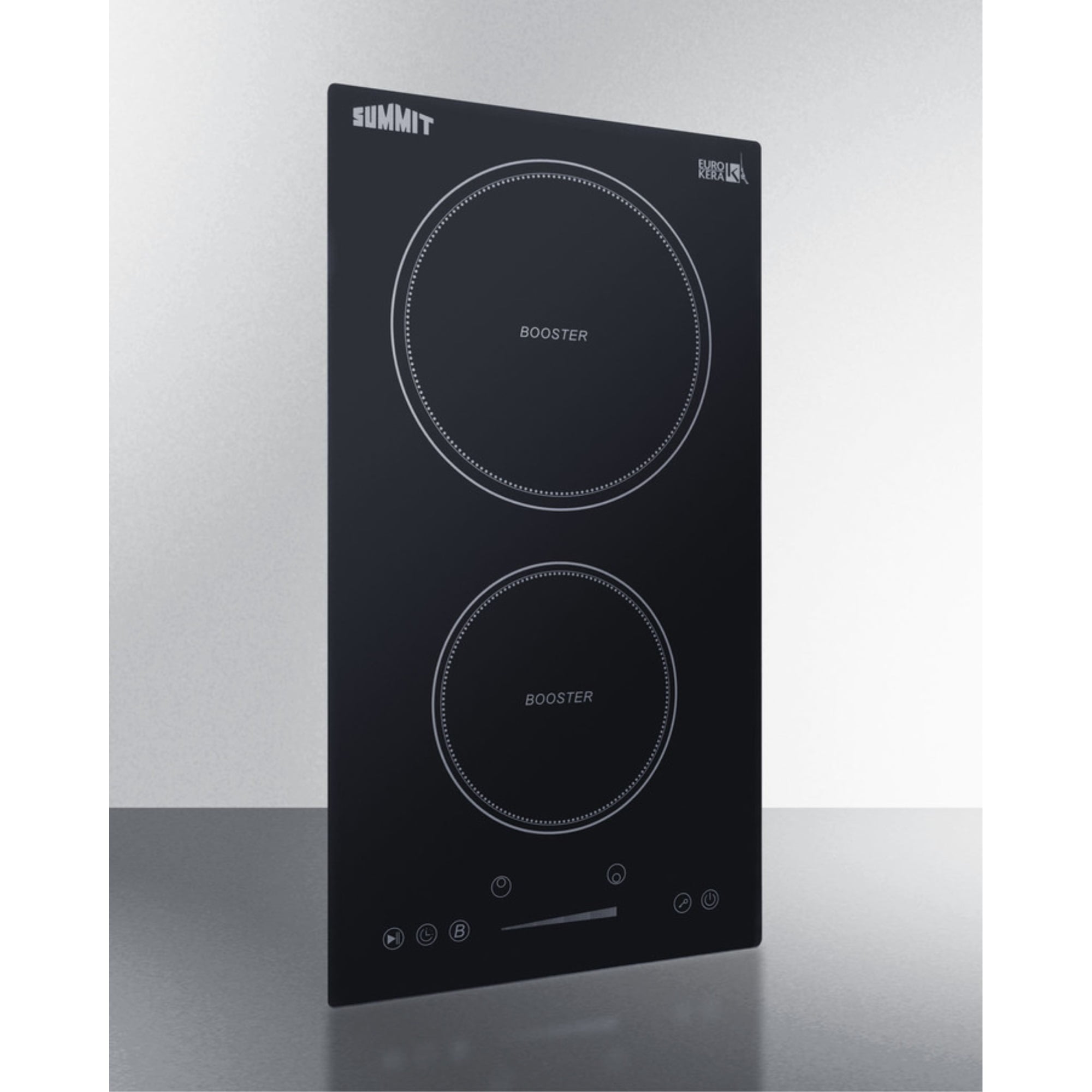 12" Wide 208-240V 2-Zone Induction Cooktop