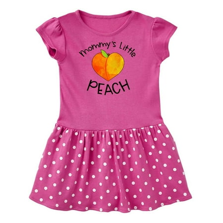 

Inktastic Mommy s Little Peach Cute Peach Heart Gift Toddler Girl Dress
