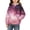 Pink D, variant on Enjoytime Hoodies for Girls Printed Long Sleeve Pullover Sweatshirt Fall Winter Warm Casual Kids Clothes with Pocket
