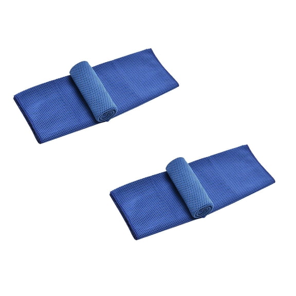 2Pcs Prime Towel Ice Towel For Neck Microfiber Cool Towel Soft Breathable Chilly Towel For Yoga Sports Gym Camping Running Fitness Worko Towel