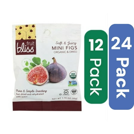 Fruit Bliss Mini Turkish Figs Organic 1.76 oz (Pack of 24)