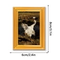 thumbnail image 3 of zhangmingg Cartoon Goose Wooden Art Poster Decorative Fridge and Wall Sticker Decal, 3 of 7