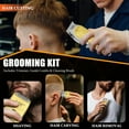 thumbnail image 6 of LQT Hair Clipper for Men, Luxury 3-in-1 Cordless Hair Cutting Kit with Trimmer & Foil Shaver, High-Torque Motor, Stainless Steel Blades, Complete Barber Set for Refined Grooming, 6 of 7