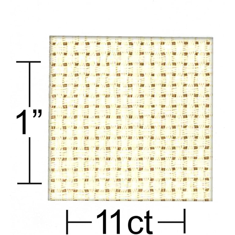 11 Count Aida Cross Stitch Fabric - Deep Camel, 59x39 Inches, 100% Cotton, Easy To Stitch 5 thumbnail image