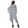 thumbnail image 5 of Moomaya Womens Georgette Short Beach Kaftan Beachwear Bikini Coverup Midi Dress, 5 of 6