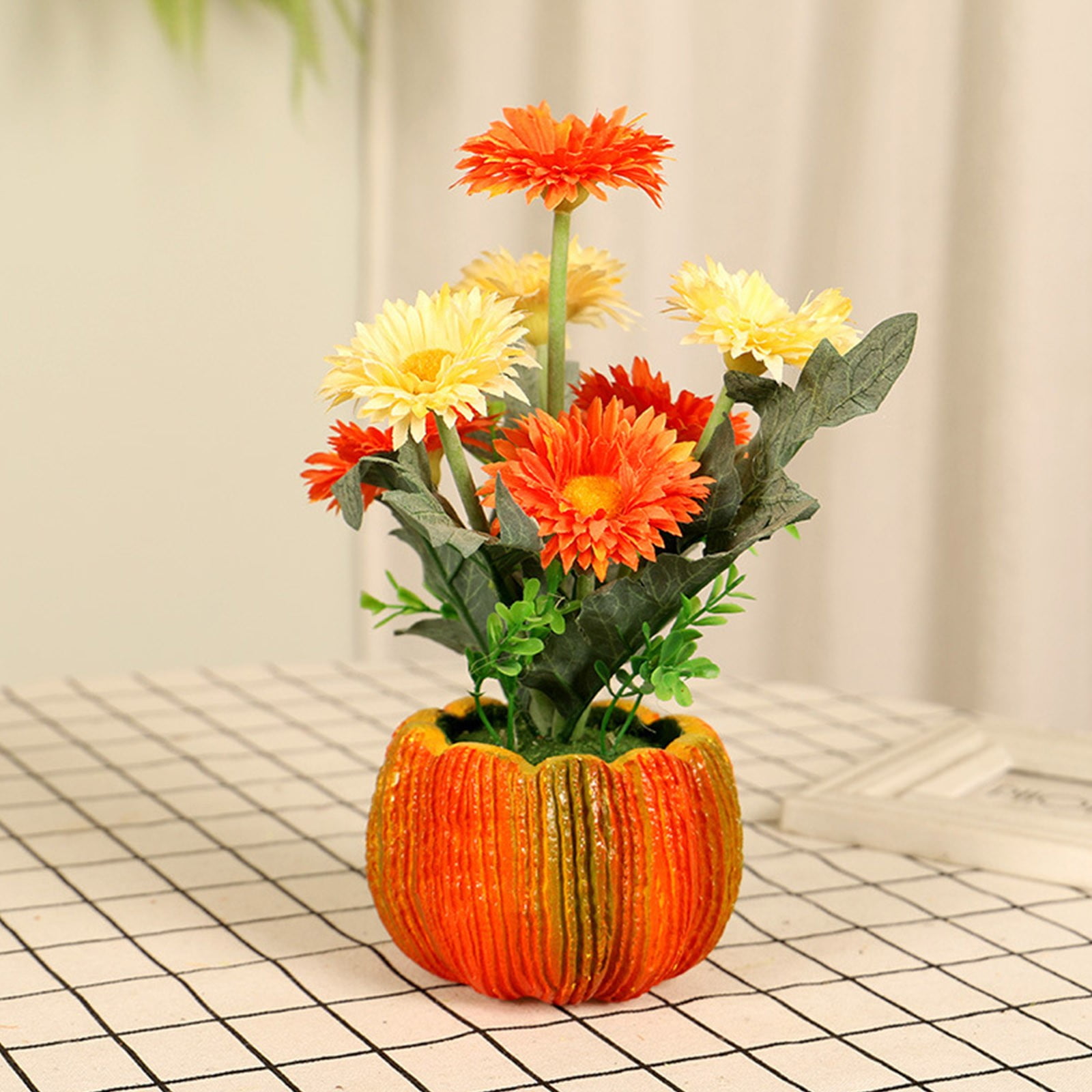 Garden decor Pumpkin Flower Pot Decoration Ornaments Home Thanksgiving