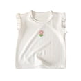 thumbnail image 4 of Girls Short Sleeve T Shirts Cute Little V Neck Tops Kids Summer Casual Blouses Clothes 6-12 Months 12-24 Months 2t 3t 4t 5t 6t 7t 8t 9t Children, 4 of 5