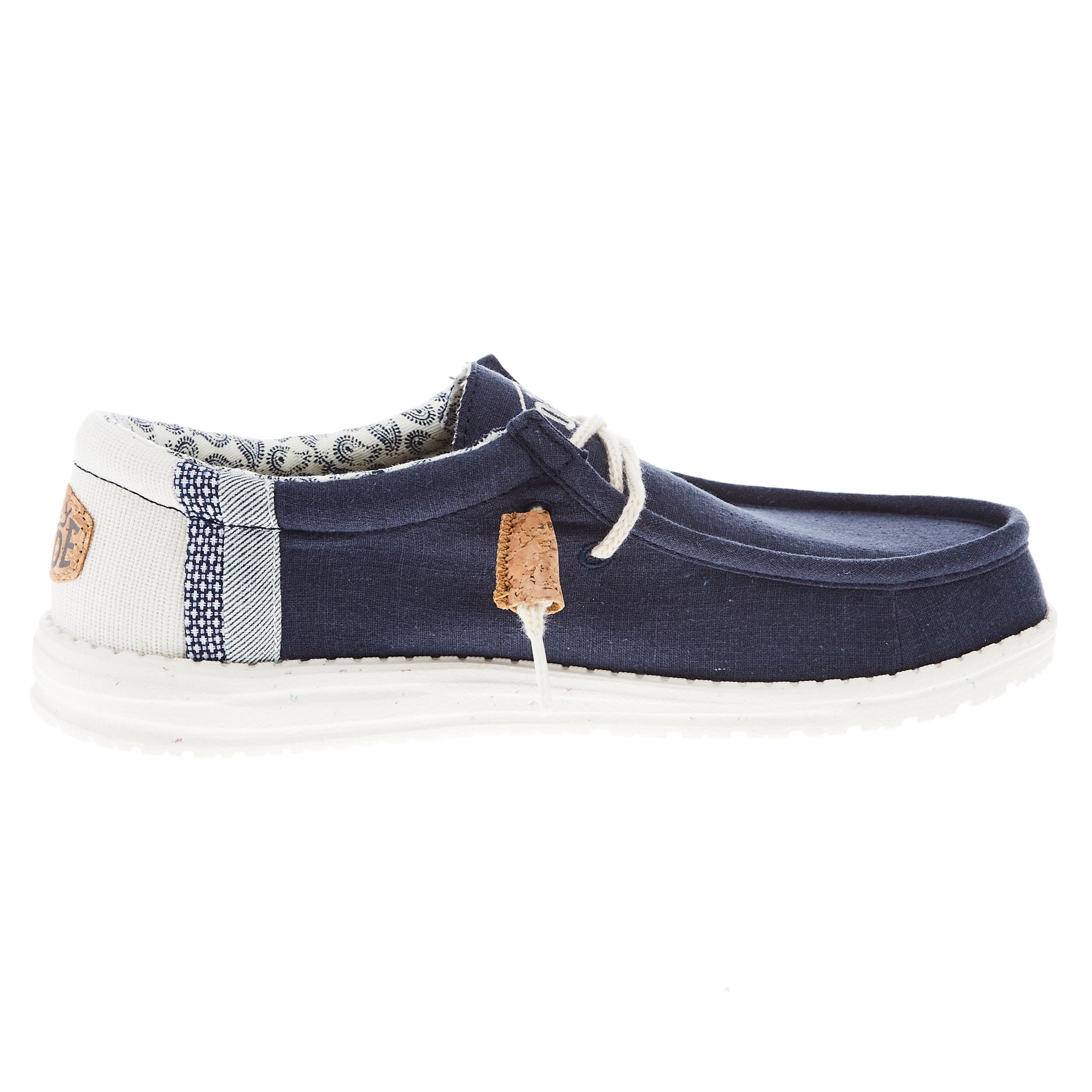 Hey Dude Men\'s Wally Canvas Stretch Navy Loafers Shoes Size 11 SKU 40022-410 8c740580-a701-475c-b6ac-  main image 2