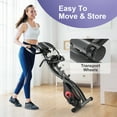 thumbnail image 6 of Wonder Maxi Exercise Bike Magnetic Fitness Folding Stationary Bike for Indoor Home Gry up to 440 lbs(Red), 6 of 7