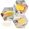 thumbnail image 3 of unbranded 20Ud Esponjas De Limpieza Facial Amarillas De Celulosa Para Exfoliar Y Remover Maquillaje Con Textura, 3 of 6