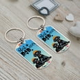 thumbnail image 4 of Best Great Dane Dad Ever Happy Father's Day Stainless Steel Keychain Danes Dog Lover Gifts Collar Charm Tag Keyring - 02006, 4 of 5