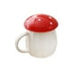 thumbnail image 2 of Taza de champiñones de dibujos animados, regalos , vaso de agua duradero con tapa, vasos para té, zumo de naranja, bebida, Rojo perfecl Taza de setas, 2 of 7