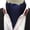 Dark Blue, variant on Men Classic Solid Color Long Scarves Cravat Ascot Ties Gentlemen Neckties